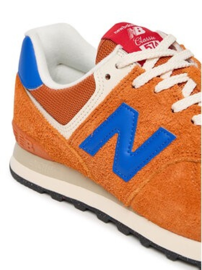 New Balance Sneakersy U574BRD Pomarańczowy