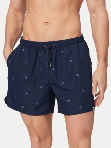 Aeronautica Militare Szorty kąpielowe 261BW0232UCT04317 Granatowy Regular Fit
