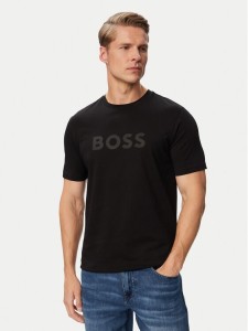 BOSS T-Shirt Logo 50566504 Czarny Regular Fit