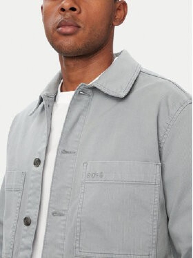 BOSS Koszula jeansowa Laredo-3 50566354 Szary jasny Regular Fit