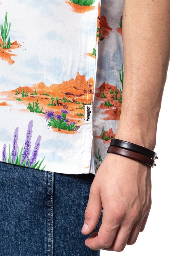 KOSZULA WRANGLER SS RESORT GLOW ORAN W59076H48 112129662