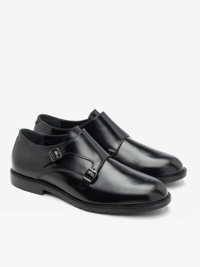 Czarne eleganckie monki