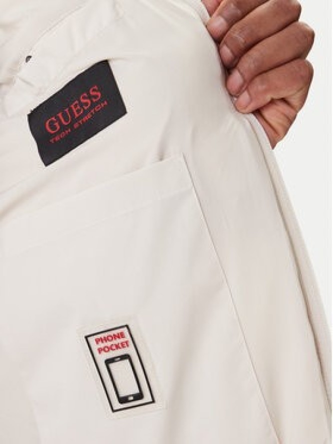 Guess Kurtka przejściowa M6RL10 WJ232 Écru Regular Fit