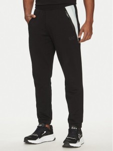 EA7 Emporio Armani Spodnie dresowe 7M000274 AF12451 UC001 Czarny Regular Fit
