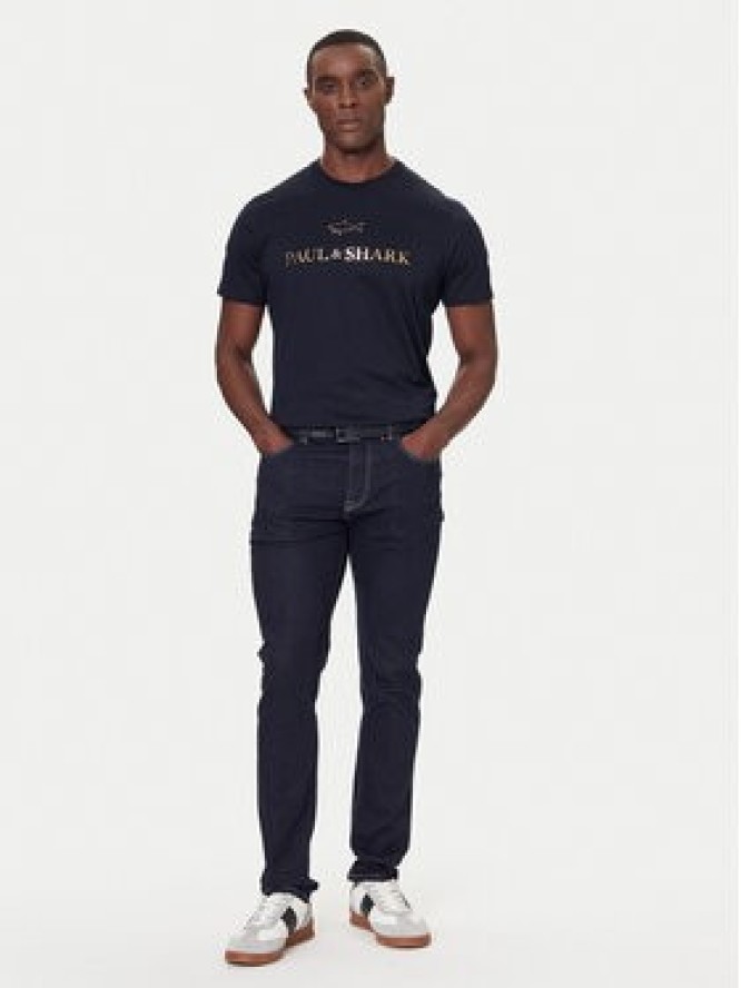 Paul&Shark T-Shirt 99311007 Granatowy Regular Fit