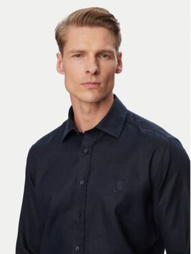 KARL LAGERFELD Koszula 605084 562791 Granatowy Regular Fit