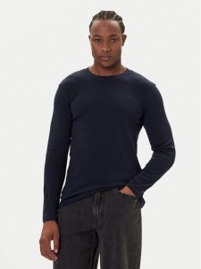 Mustang Longsleeve Arlington 1016875 Granatowy Slim Fit