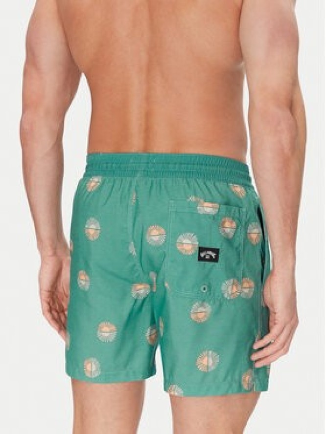 Billabong Szorty kąpielowe Vacay Lb EBYJV00144 Zielony Regular Fit