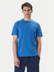 Tommy Hilfiger T-Shirt Ess Seasonal MW0MW39995 Niebieski Regular Fit