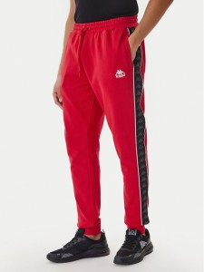 Kappa Spodnie dresowe Banda Alanz 3 321Y8FW Czerwony Comfort Fit