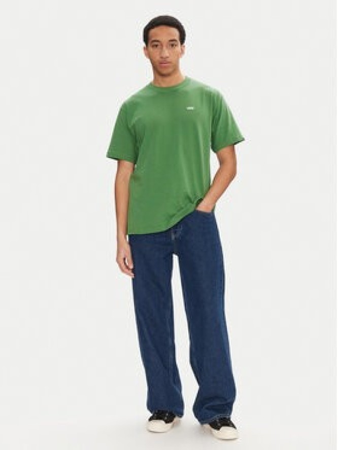 Vans T-Shirt Left Chest II VN000P1P Zielony Loose Fit