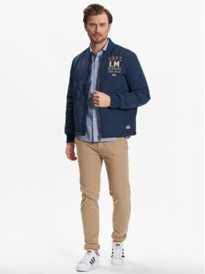 La Martina Kurtka przejściowa VMO300 PL028 Granatowy Regular Fit