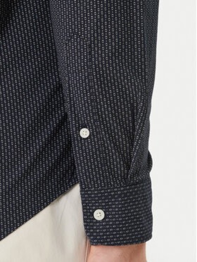 Tommy Hilfiger Koszula MW0MW42460 Granatowy Slim Fit