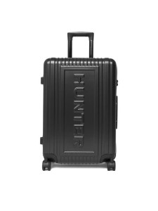 Hunter Walizka średnia CEO-HUNTER-M-001-08-BLACK Czarny