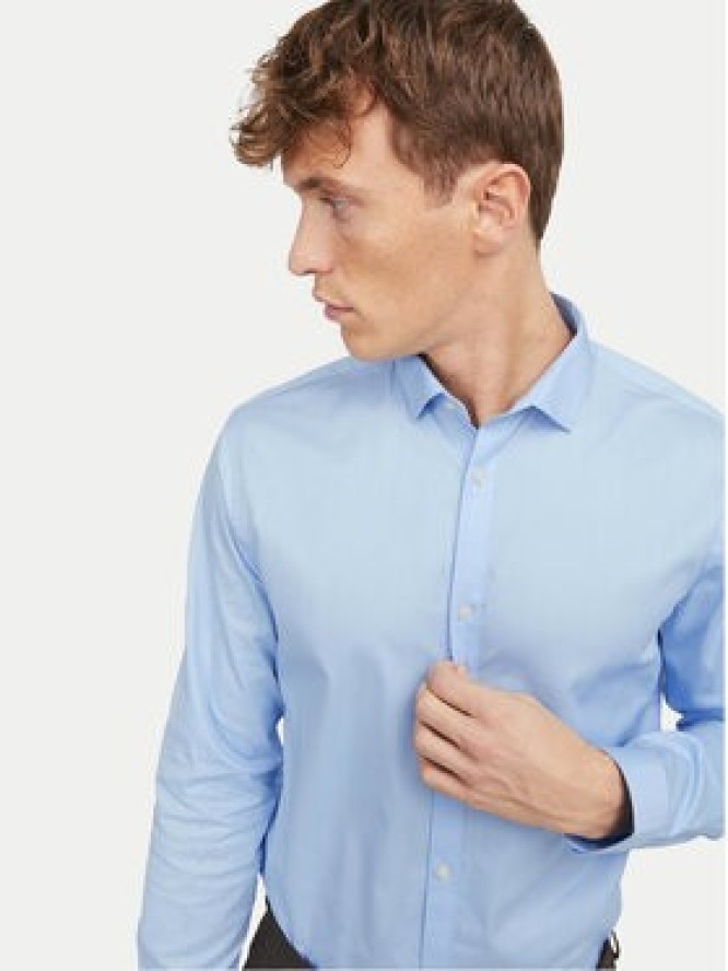 Jack & Jones Koszula 12201905 Błękitny Slim Fit