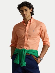 Polo Ralph Lauren Koszula 710B20512010 Pomarańczowy jasny Custom Fit
