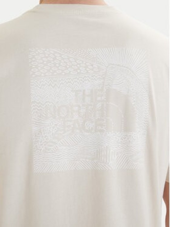 The North Face T-Shirt NSE Box NF0A8GV2 Beżowy Regular Fit
