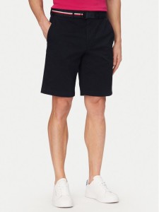 Tommy Hilfiger Komplet szorty i pasek Denton MW0MW42349 Granatowy Slim Fit