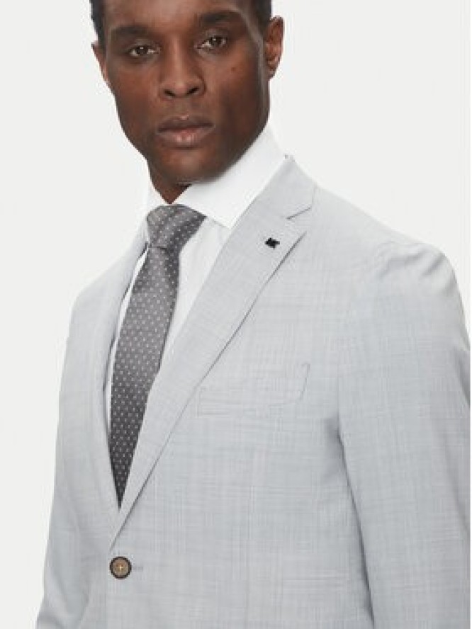 Michael Kors Marynarka MK0SB01025 Szary Slim Fit