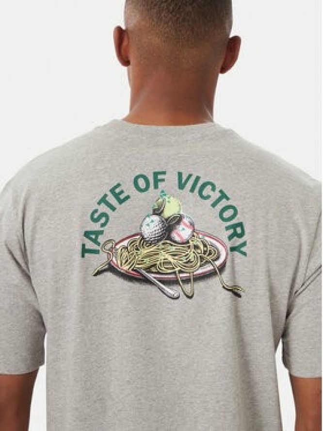 adidas T-Shirt Taste Of Victory Pasta Graphic KG0945 Szary jasny Regular Fit