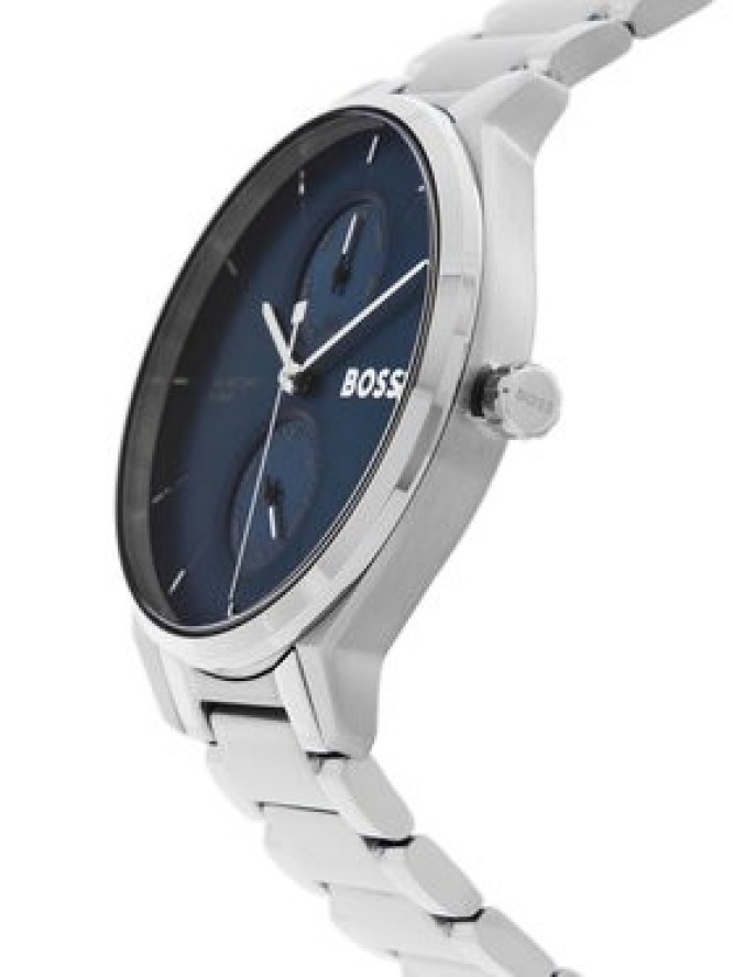 BOSS Zegarek Tyler 1514106 Srebrny