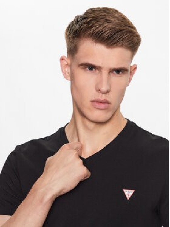 Guess T-Shirt M2YI32 J1314 Czarny Slim Fit