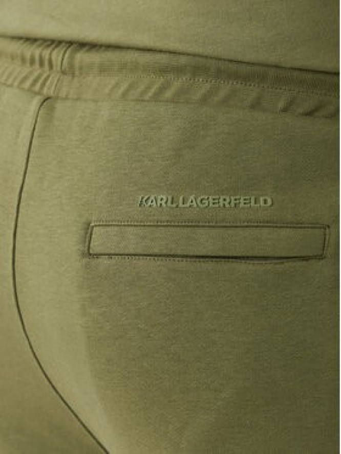 KARL LAGERFELD Szorty sportowe 705019 562900 Zielony Regular Fit