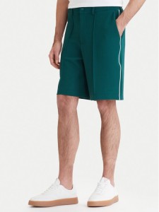 Guess Szorty sportowe Z6GD11 K3210 Zielony Regular Fit