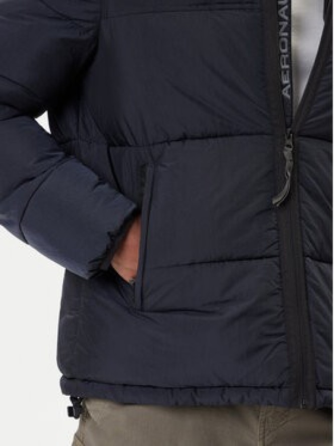 Aeronautica Militare Kurtka zimowa 252AB3025UCT04214 Granatowy Regular Fit