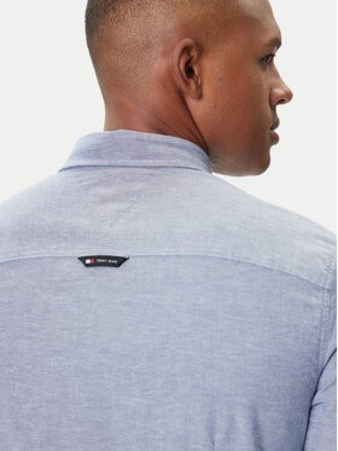 Tommy Jeans Koszula Oxford DM0DM09594 Niebieski Slim Fit