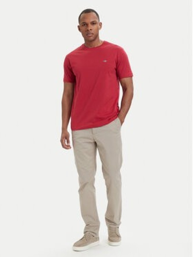 Gant T-Shirt Shield 2003184 Czerwony Regular Fit