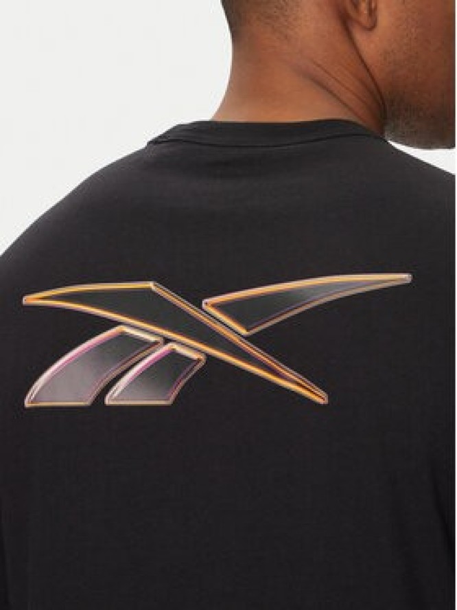 Reebok T-Shirt 100214893 Czarny Regular Fit