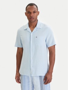 Tommy Jeans Koszula DM0DM23058 Błękitny Regular Fit