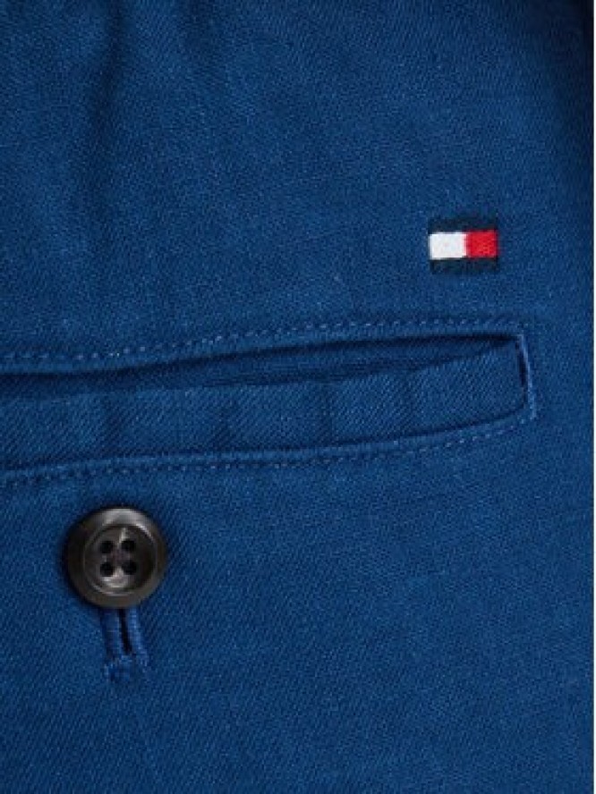 Tommy Hilfiger Chinosy Harlem MW0MW42336 Niebieski Regular Fit