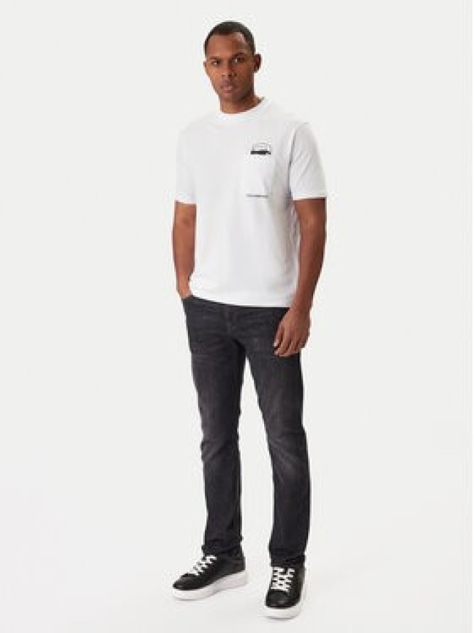 KARL LAGERFELD T-Shirt 755047 561221 Biały Regular Fit