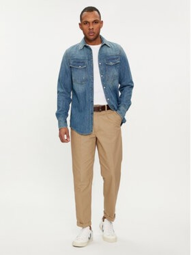 G-Star Raw Koszula jeansowa Dakota D23616-D252 Niebieski Regular Fit
