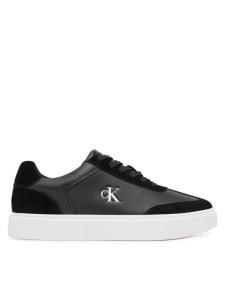 Calvin Klein Sneakersy Classic Cupsole Laceup Wt Mix YM0YM01429 Czarny