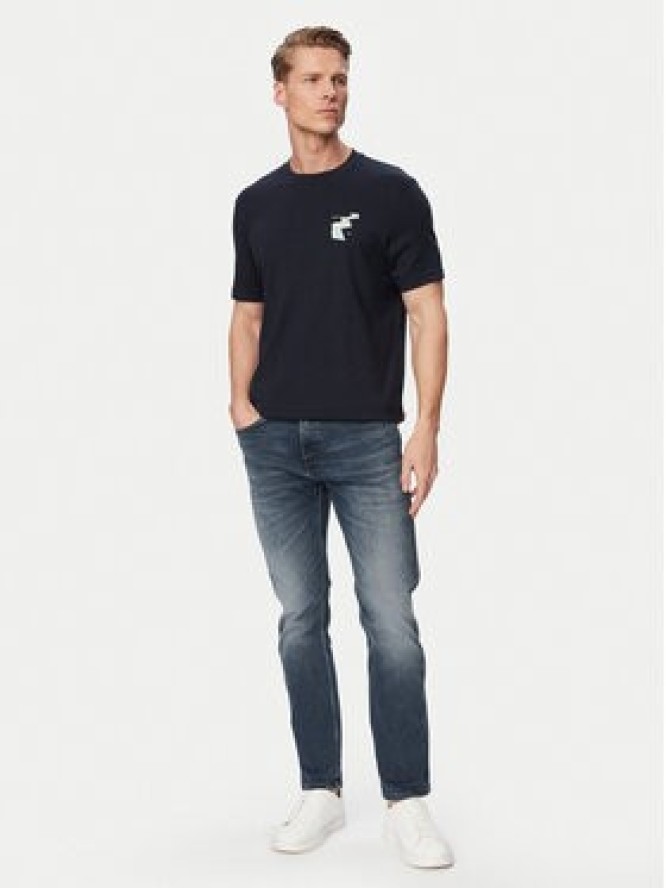 BOSS Jeansy Delaware-1 50559918 Granatowy Skinny Fit