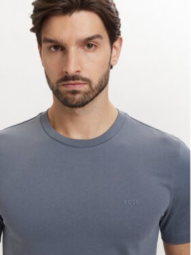 BOSS T-Shirt Thompson 01 50468347 Niebieski Regular Fit