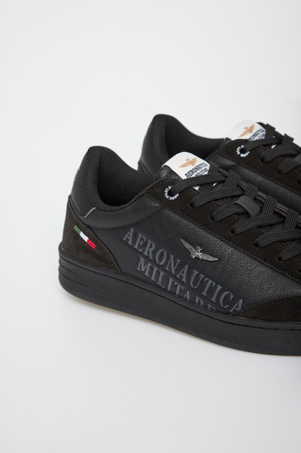 Sneakersy męskie skórzane AERONAUTICA MILITARE