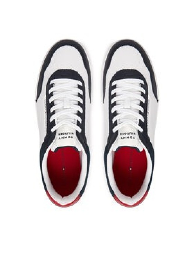 Tommy Hilfiger Sneakersy Basket Core Lite Lth Block FM0FM05713 Biały