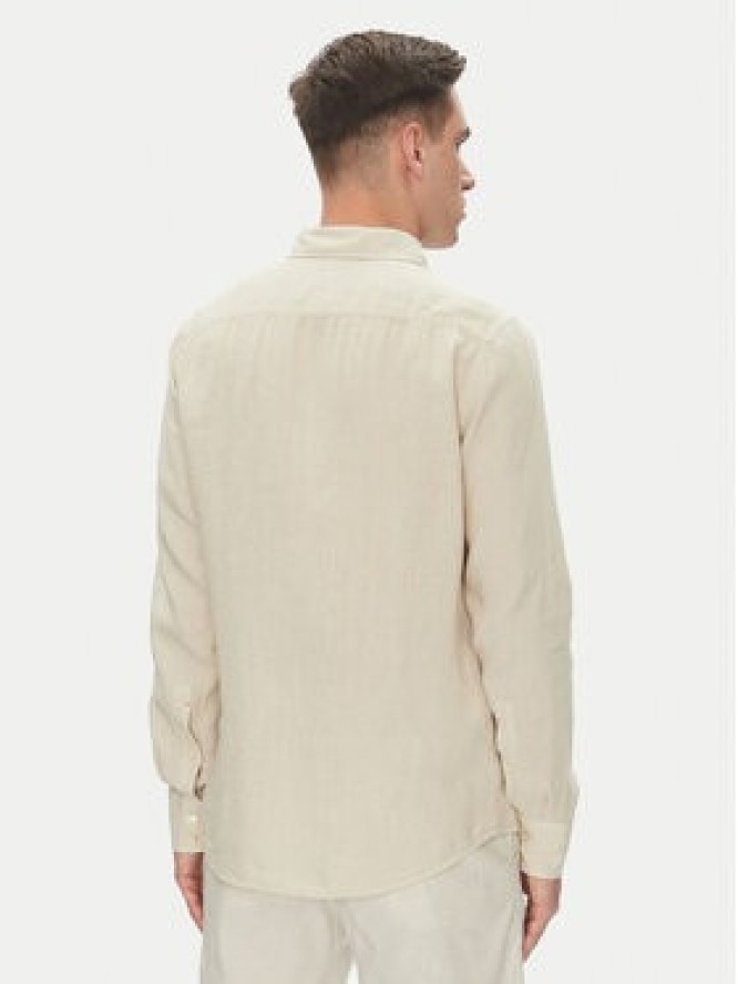 BOSS Koszula 50537381 Beżowy Regular Fit