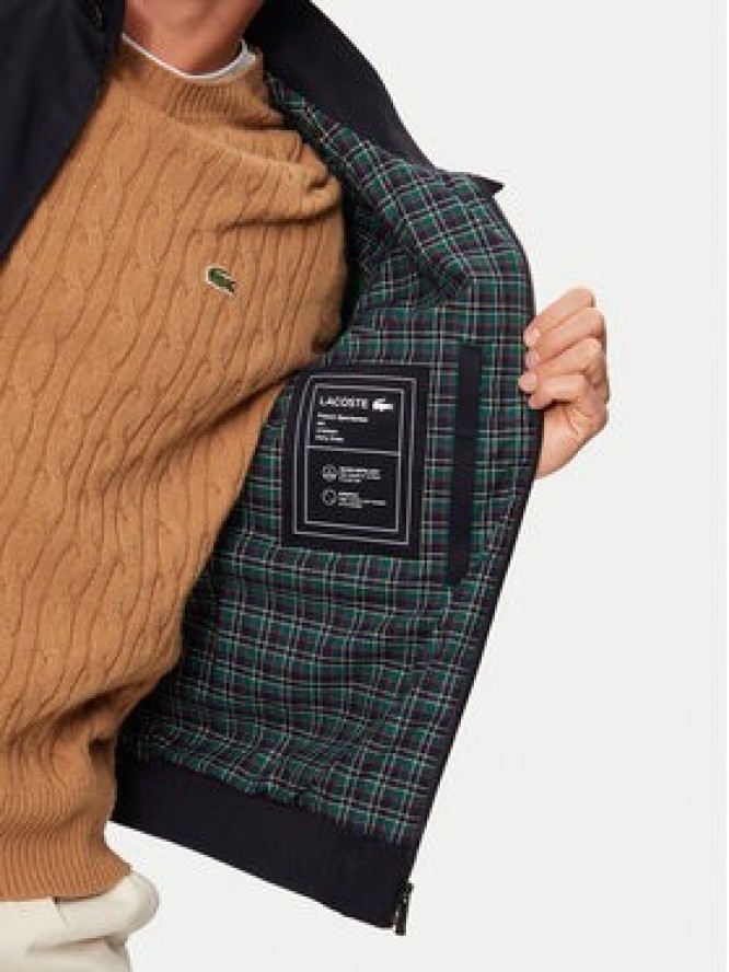 Lacoste Kurtka bomber BH7186 Granatowy Regular Fit