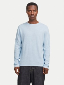 Jack & Jones Sweter George 12268279 Błękitny Regular Fit