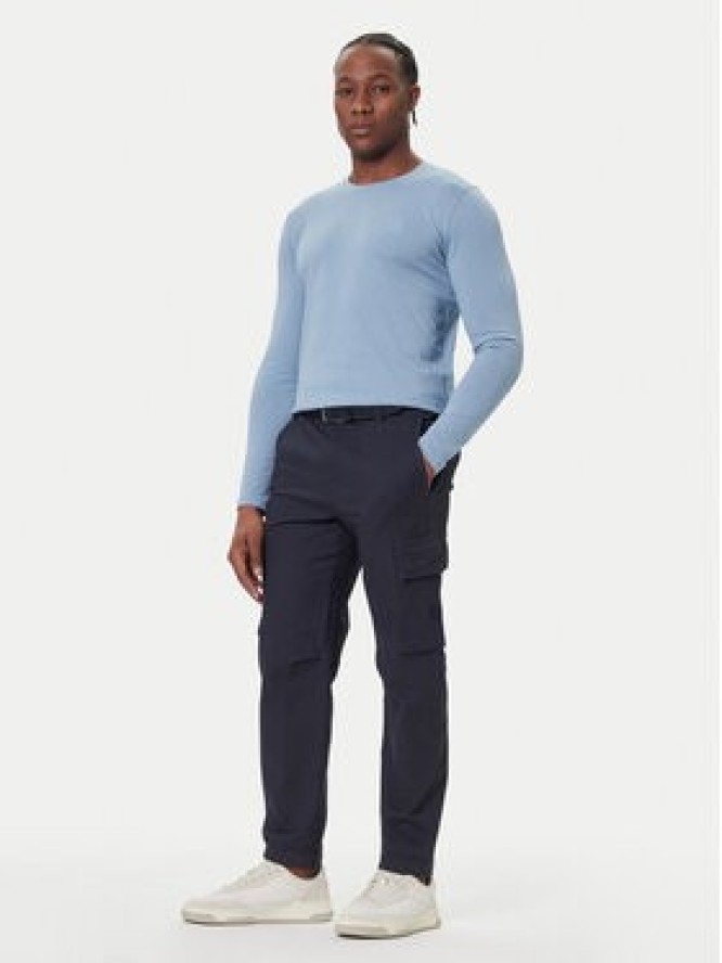 BOSS Longsleeve Tacks 50512111 Błękitny Regular Fit