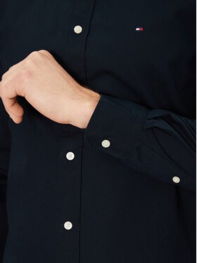 Tommy Hilfiger Koszula Core Flex MW0MW39988 Granatowy Regular Fit