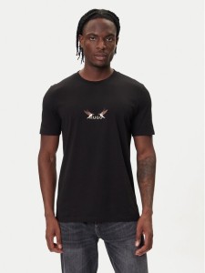 HUGO T-Shirt Dugolini 50549154 Czarny Regular Fit