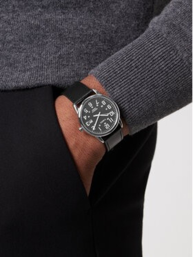 Timex Zegarek Easy Reader Classic TW2Y12800 Czarny