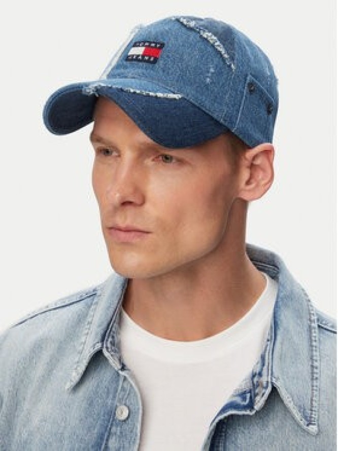 Tommy Jeans Czapka z daszkiem AM0AM14195 Niebieski