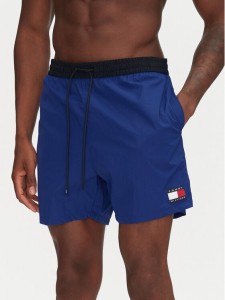 Tommy Hilfiger Szorty kąpielowe UM0UM03455 Niebieski Regular Fit